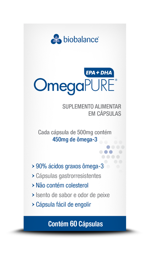 Omegapure Ômega-3 EPA/DHA 60 Caps 500mg - Assinatura