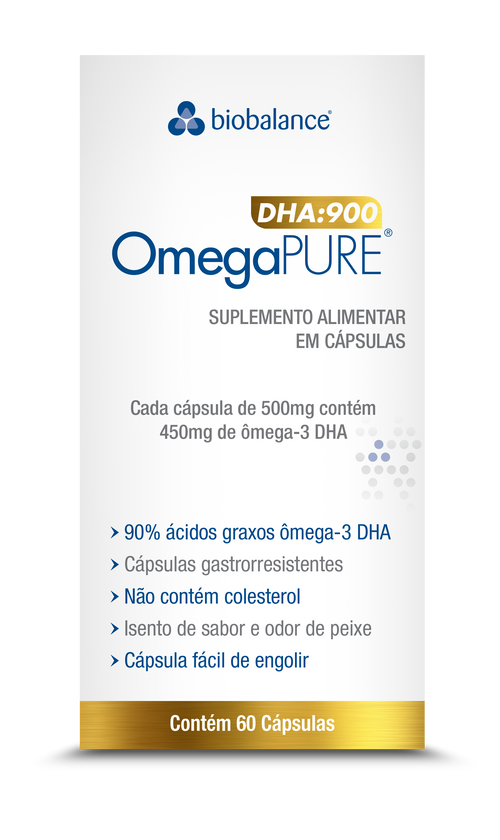 Omegapure Ômega-3 DHA 60 Caps 500mg - Assinatura
